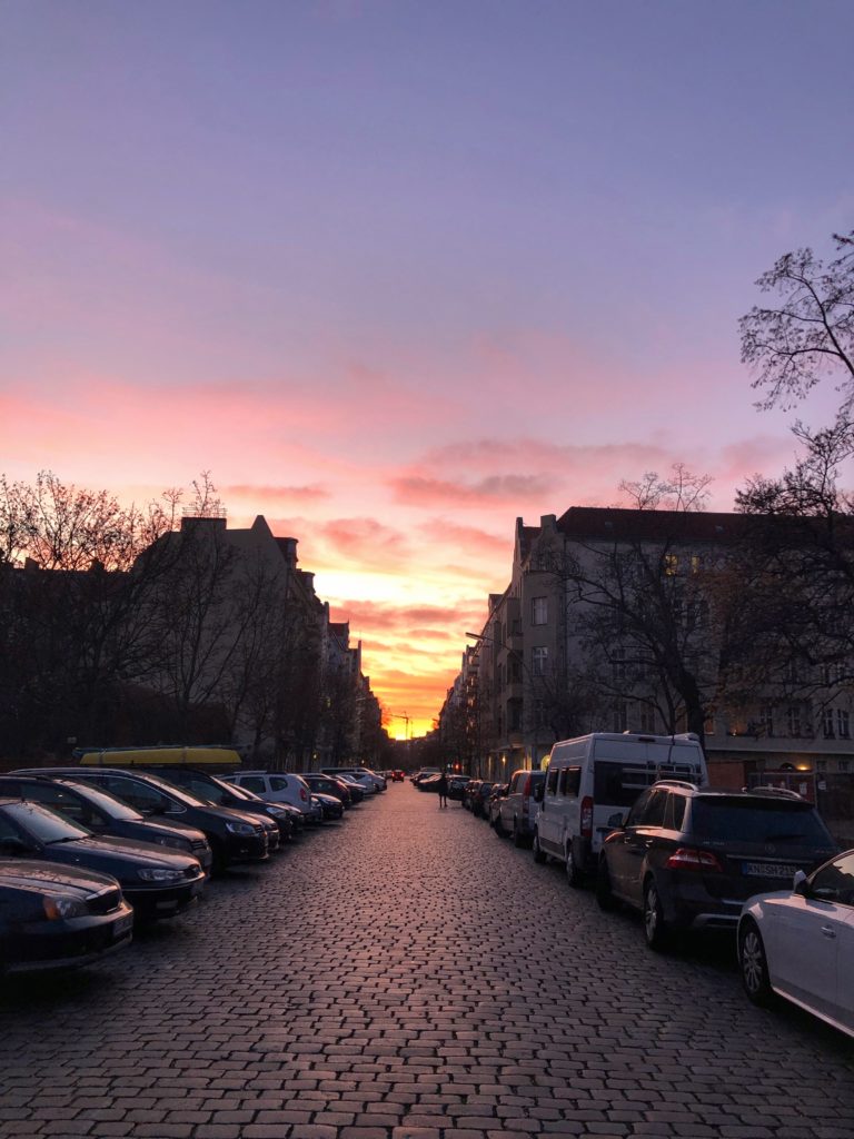 Urban sunset