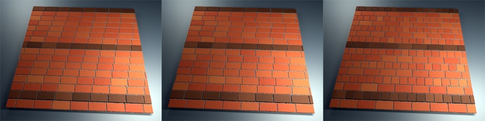 Cinema 4D brick shader pattern examples