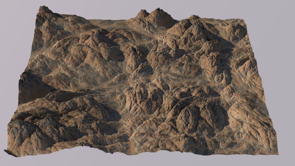 TerraformFX noise generator and data-driven texturing